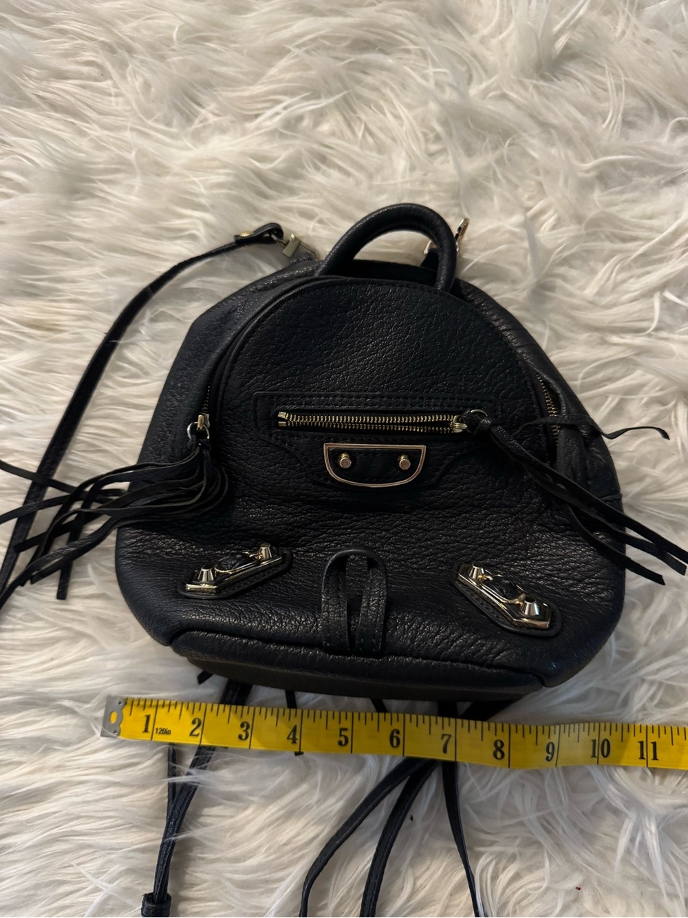 Balenciaga Black Mini Backpack Purse - Picture 1 of 11